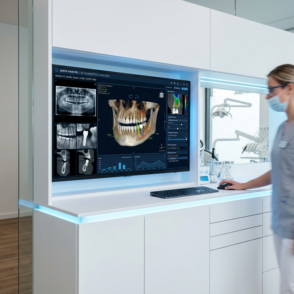 Modern Dental Technology Mockup